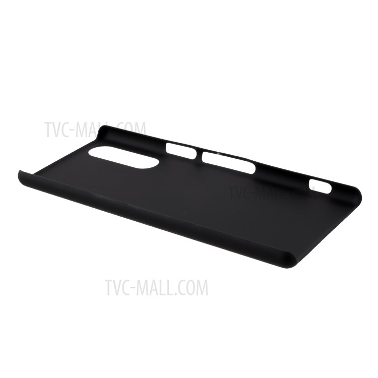 Rubberized Plastic Cell Phone Cover for Sony Xperia XZ5 Hard Case - Black-6