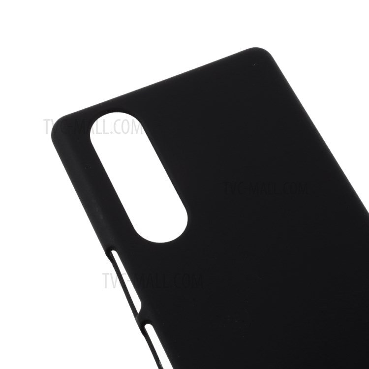 Rubberized Plastic Cell Phone Cover for Sony Xperia XZ5 Hard Case - Black-7