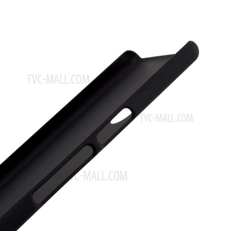 Rubberized Plastic Cell Phone Cover for Sony Xperia XZ5 Hard Case - Black-8