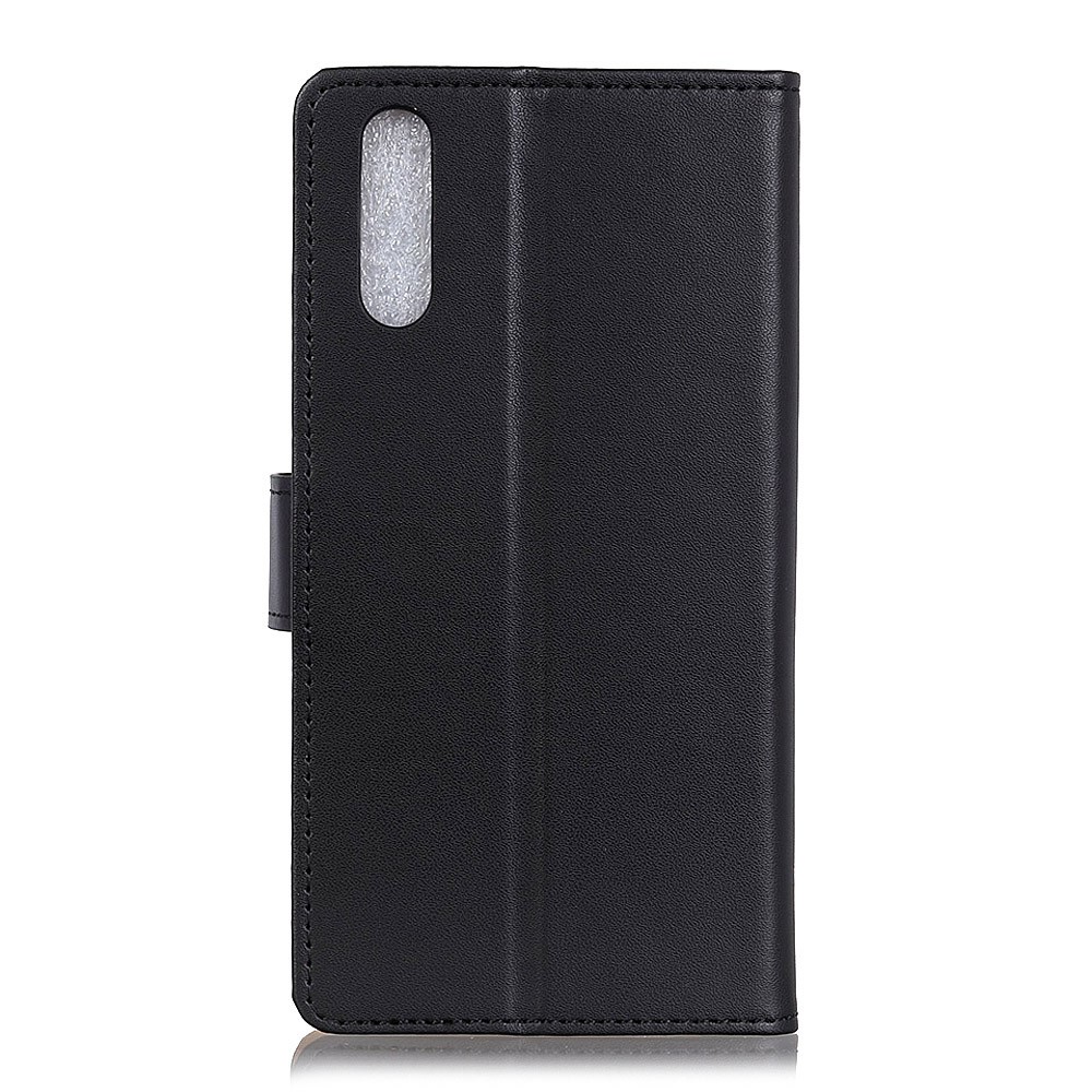 Magnetic Clasp Design Leather Wallet Shell Case with Stand for Sony Xperia L5 - Black-6