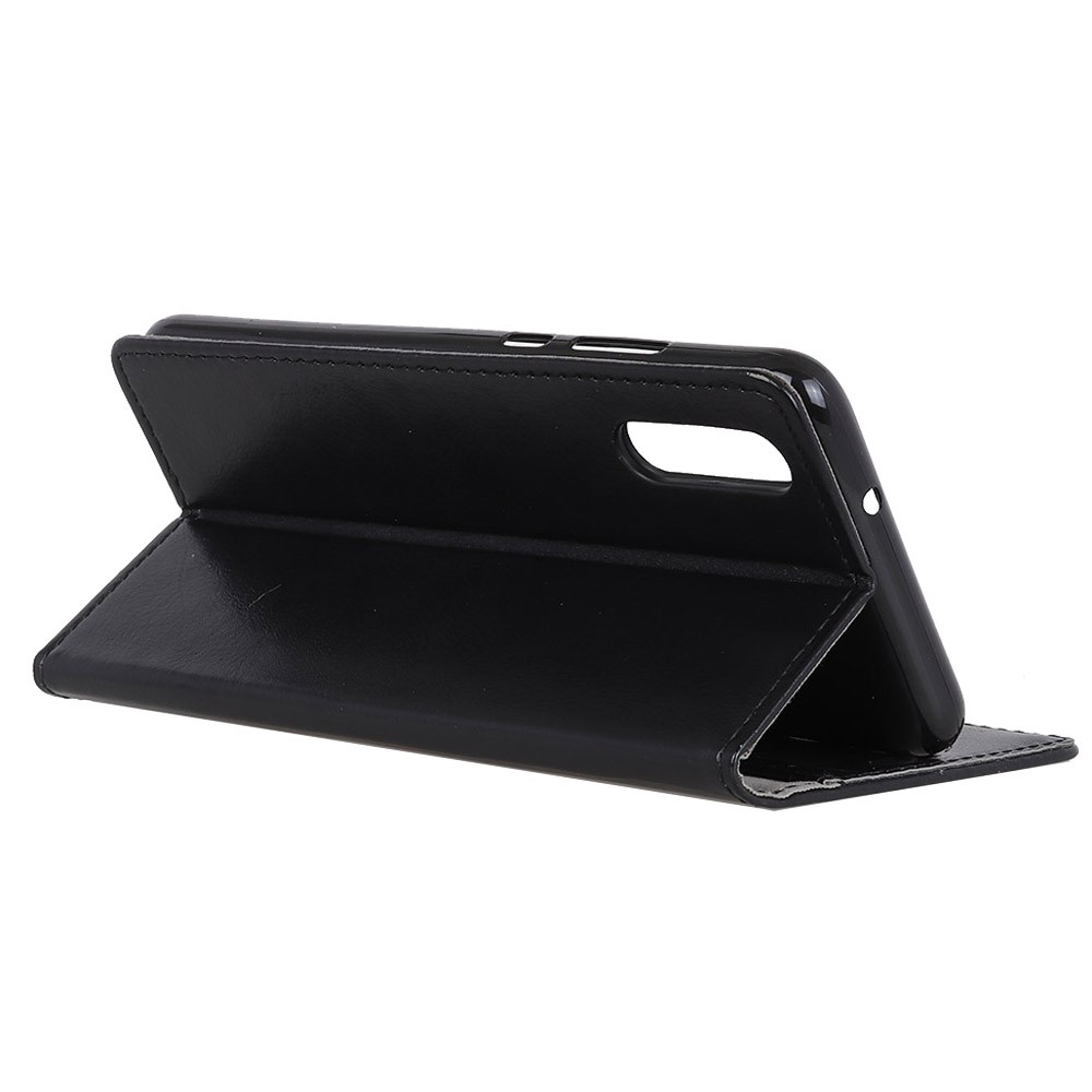 Wallet Design Full Protection Leather Phone Stand Cover Case for SONY Xperia L5 - Black-4