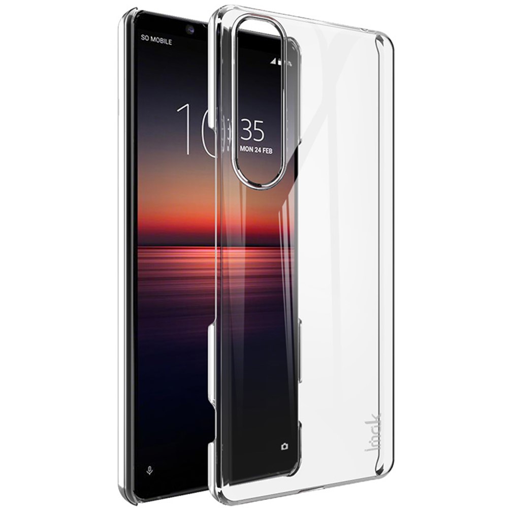 IMAK Clear Wear-resistant Hard Cell Phone Case for Sony Xperia 1 III-1