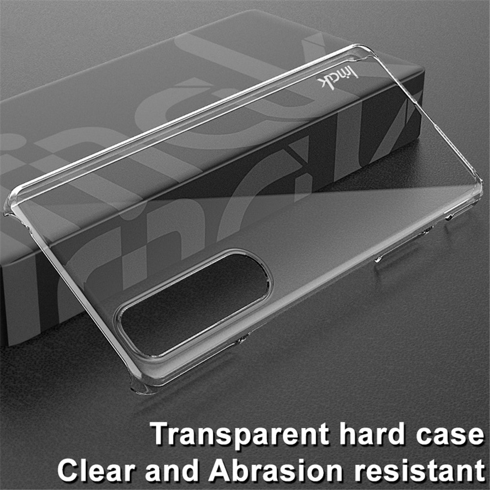 IMAK Clear Wear-resistant Hard Cell Phone Case for Sony Xperia 1 III-3