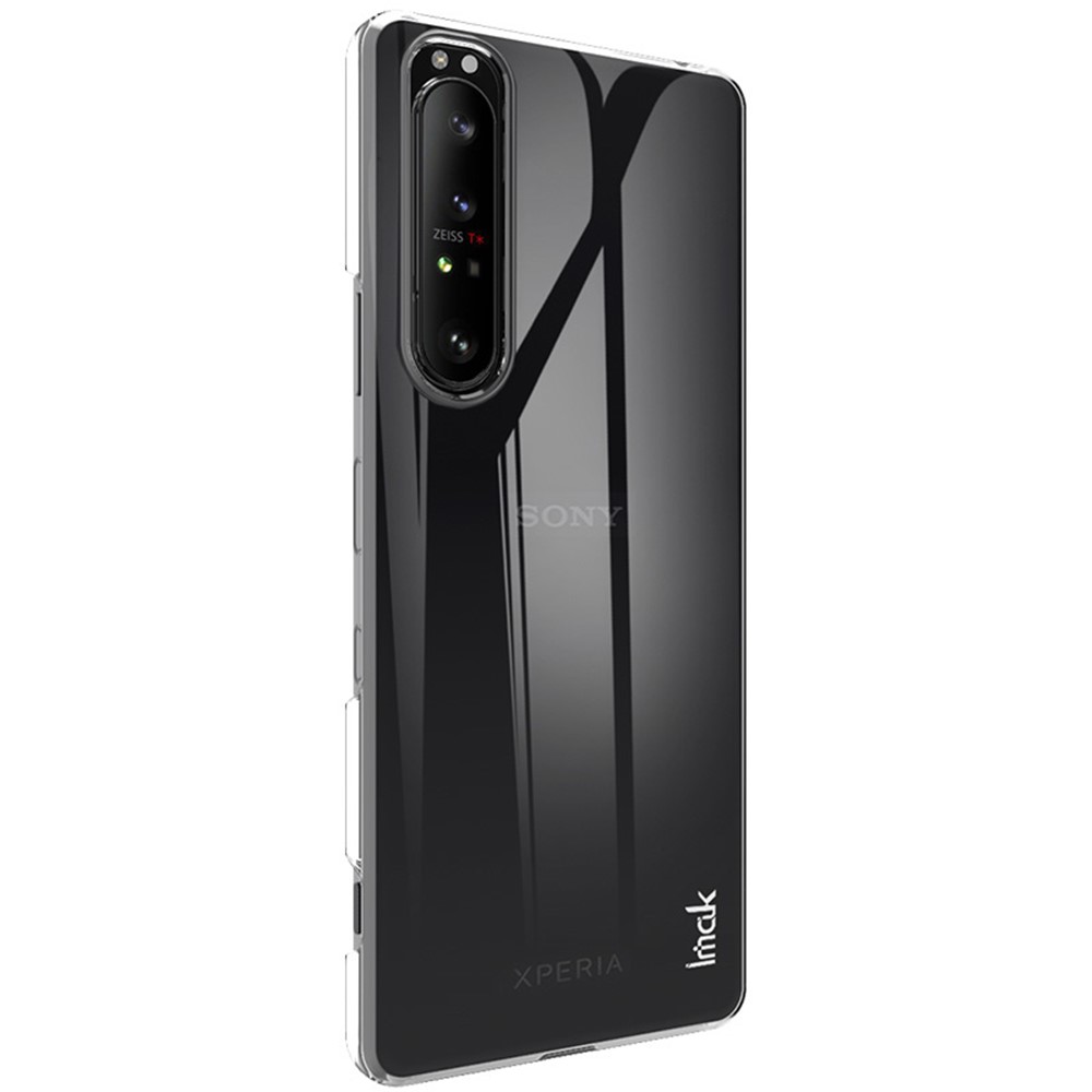 IMAK Clear Wear-resistant Hard Cell Phone Case for Sony Xperia 1 III-9
