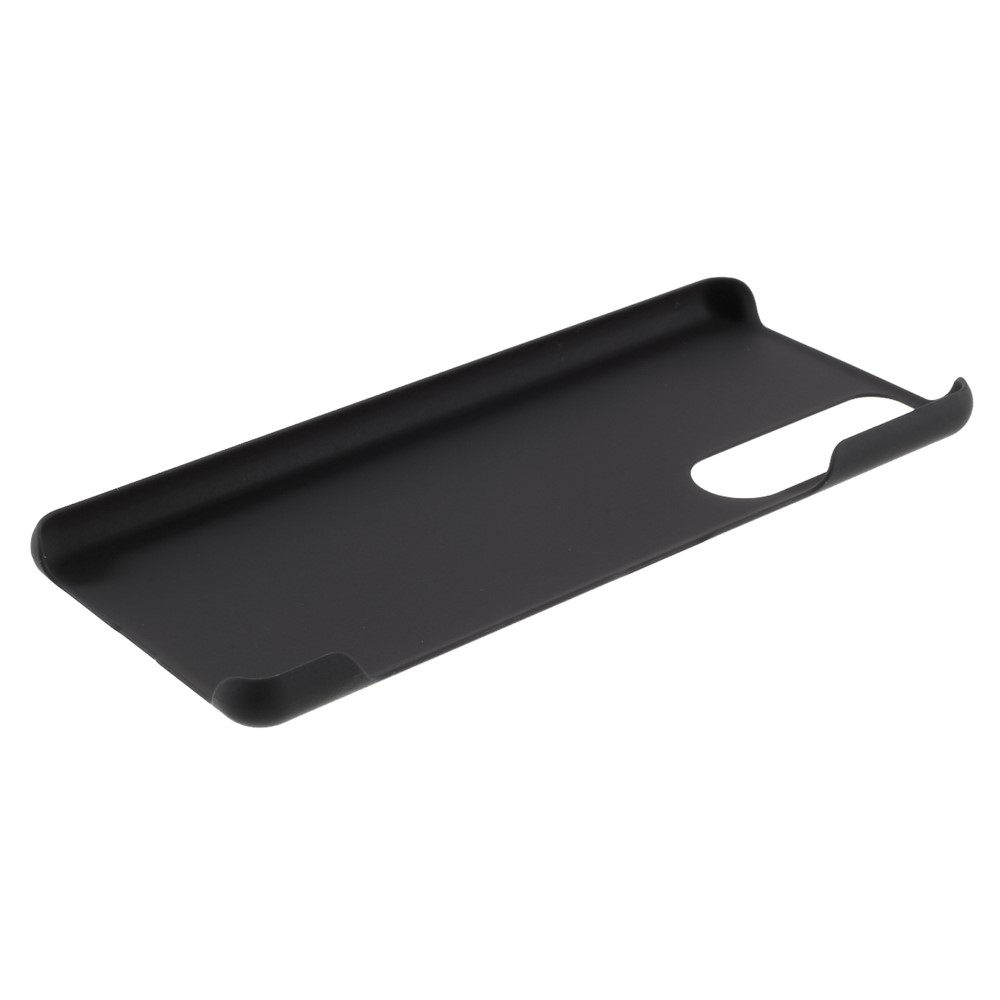 Rubberized Hard PC Cell Phone Case Full Protection Cover for Sony Xperia 5 III - Black-5