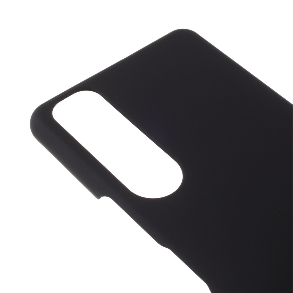 Rubberized Hard PC Cell Phone Case Full Protection Cover for Sony Xperia 5 III - Black-7