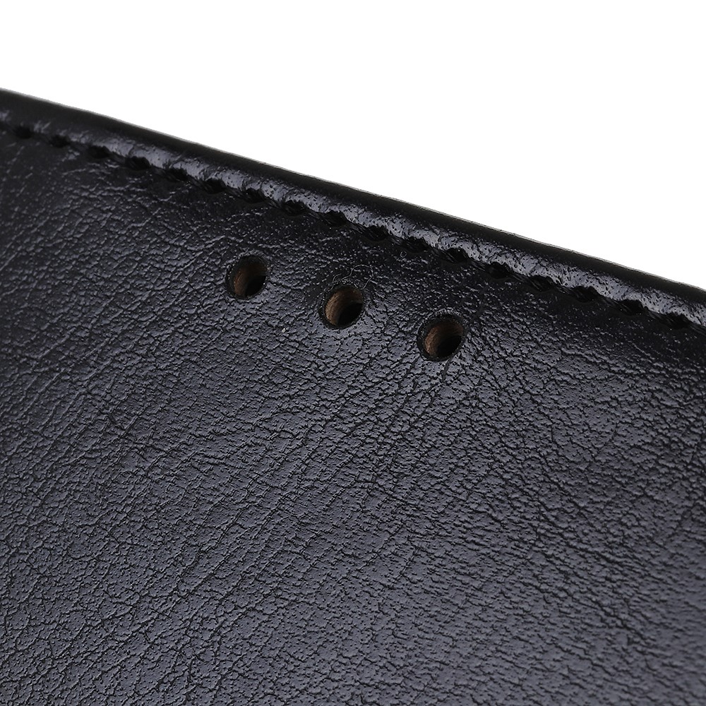 Full Protection Wallet Stand Design Leather Protective Case for Sony Xperia 5 III - Black-7