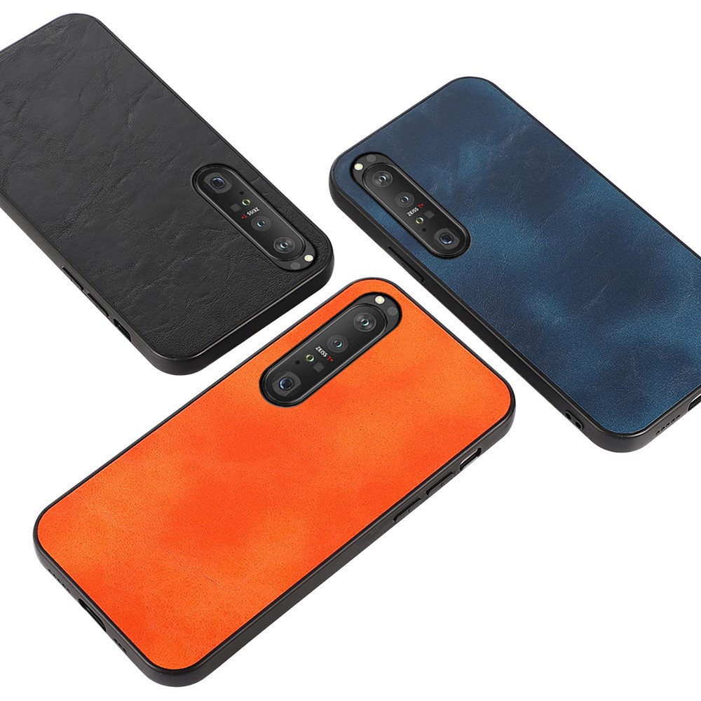 Crazy Horse Texture PU Leather Hybrid Phone Case for Sony Xperia 1 III - Black-3
