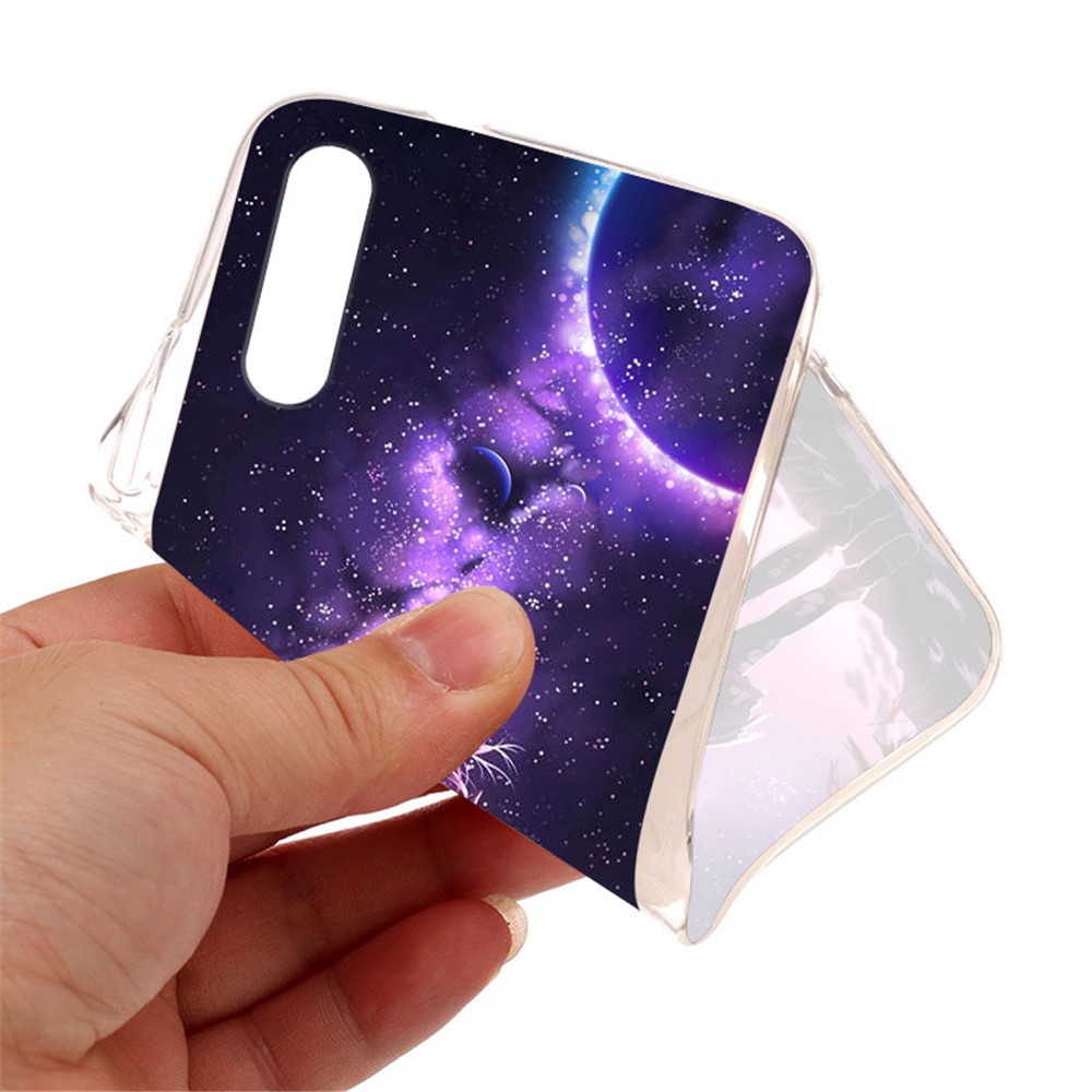 Pattern Printing TPU Phone Back Case for Sony Xperia 10 III - Interstellar-2
