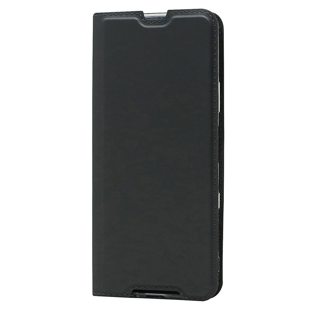 PU Leather Auto-absorbed Cell Phone Cover Stand Case with Card Slot for Sony Xperia 10 III - Black-2