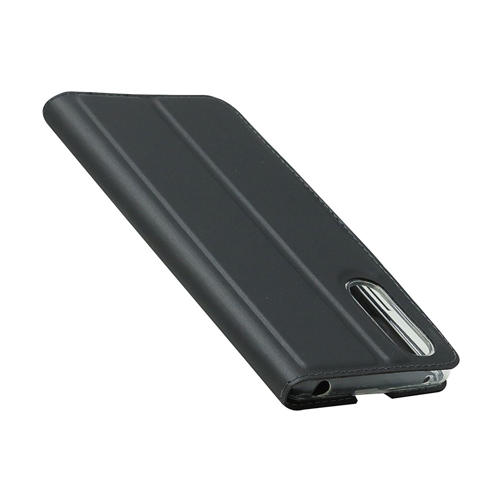 PU Leather Auto-absorbed Cell Phone Cover Stand Case with Card Slot for Sony Xperia 10 III - Black-8