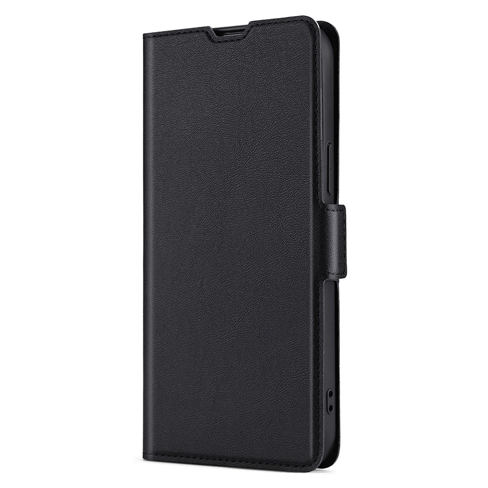 Anti-drop Side Magnetic Closure Stand Case with Card Slot Ultra-thin Leather Cover for Sony Xperia 10 III 5G/10 III Lite - Black-5