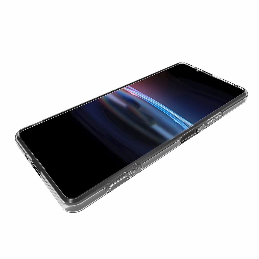 10Pcs/Pack Clear Flexible TPU Case Inner Watermark-Free Phone Cover Shell for Sony Xperia Pro-4