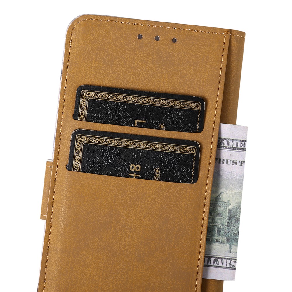 Pattern Printing PU Leather Wallet Case Stand Magnetic Closure Flip Cover for Sony Xperia Pro-I - Eiffel Tower and Feather-6