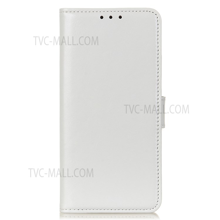 Photo Slot PU Leather Case Crazy Horse Texture Wallet Design Phone Cover Stand Shell for Sony Xperia Pro-I - White-2