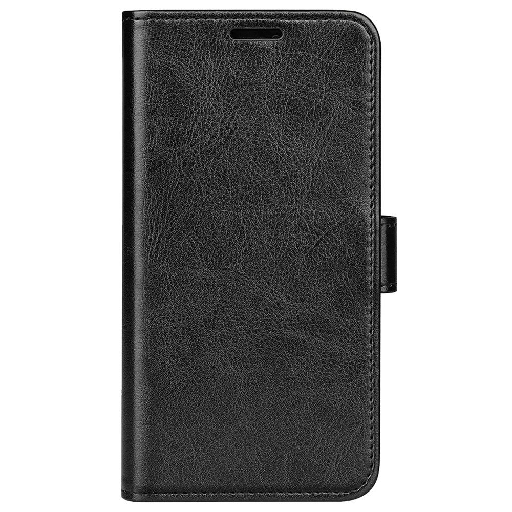 Supporting Stand Flip Case Crazy Horse Texture PU Leather Wallet Folio Cover with Magnetic Closure for Sony Xperia Pro-I - Black-2