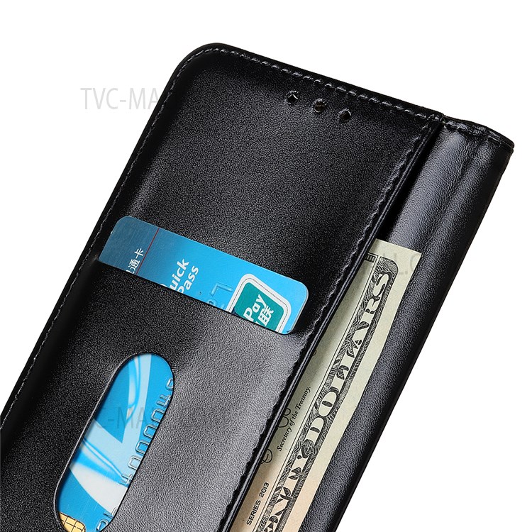 Wallet Flip Split Leather Stand Magnetic Auto Closure Drop-proof Anti-scratch Protective Cover for Sony Xperia Pro-I - Black-7
