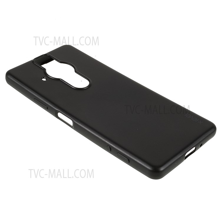 X-LEVEL Guardian Series Dustproof Matte Surface Phone Cover Flexible TPU Phone Case for Sony Xperia Pro-I - Black-4
