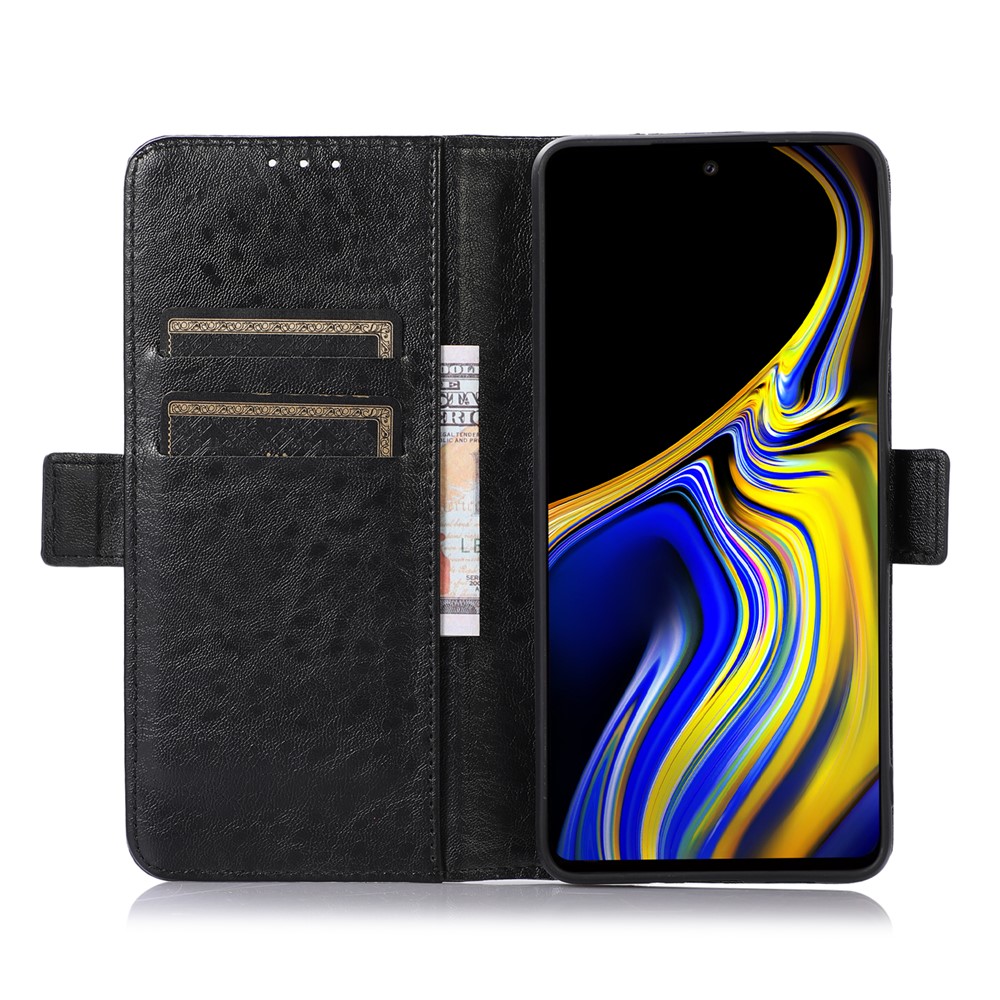 For Sony Xperia 1 III 5G Crazy Horse Texture Anti-scratch PU Leather Case Wallet Stand Phone Shell - Black-4
