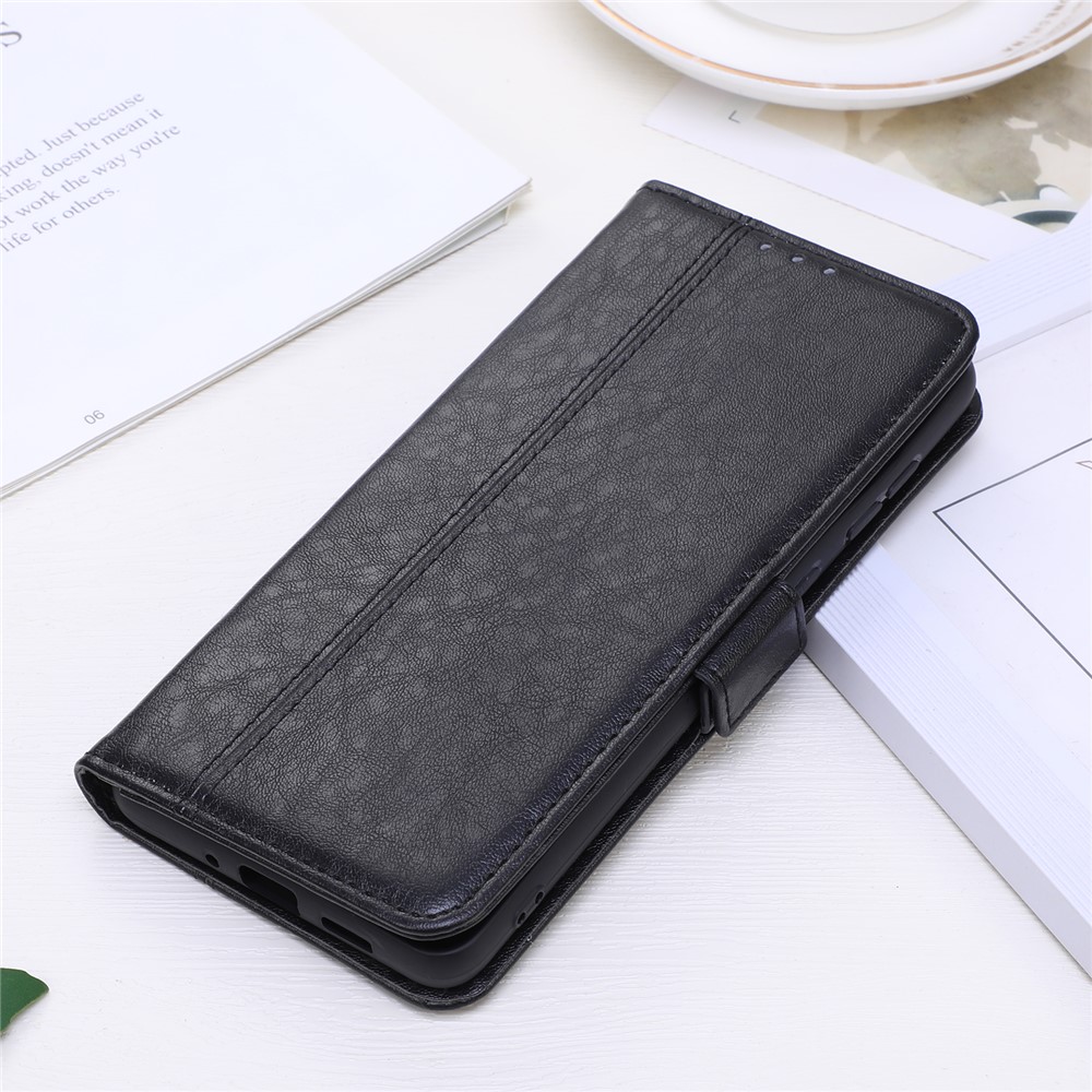 For Sony Xperia 1 III 5G Crazy Horse Texture Anti-scratch PU Leather Case Wallet Stand Phone Shell - Black-7