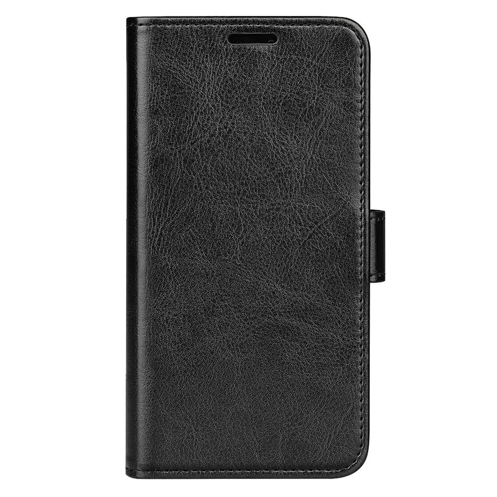 For Sony Xperia Ace III Wallet Flip Crazy Horse Texture Leather Phone Case Stand Magnetic Closure Shockproof Folio Cover - Black-7