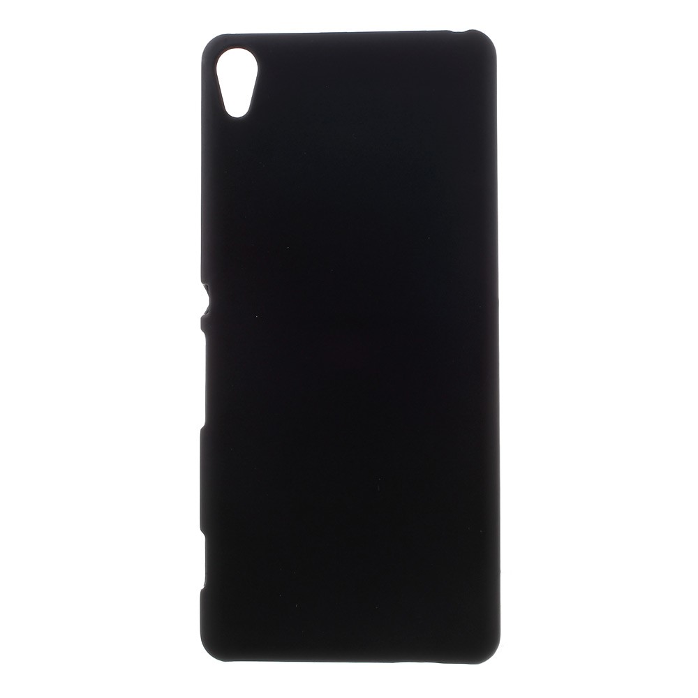 Rubberized Hard Plastic Case for Sony Xperia XA / XA Dual - Black-1