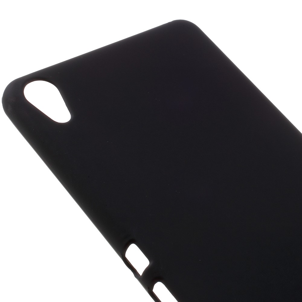 Case de Plástico Duro de Goma Para Sony Xperia XA / xa Dual - Negro