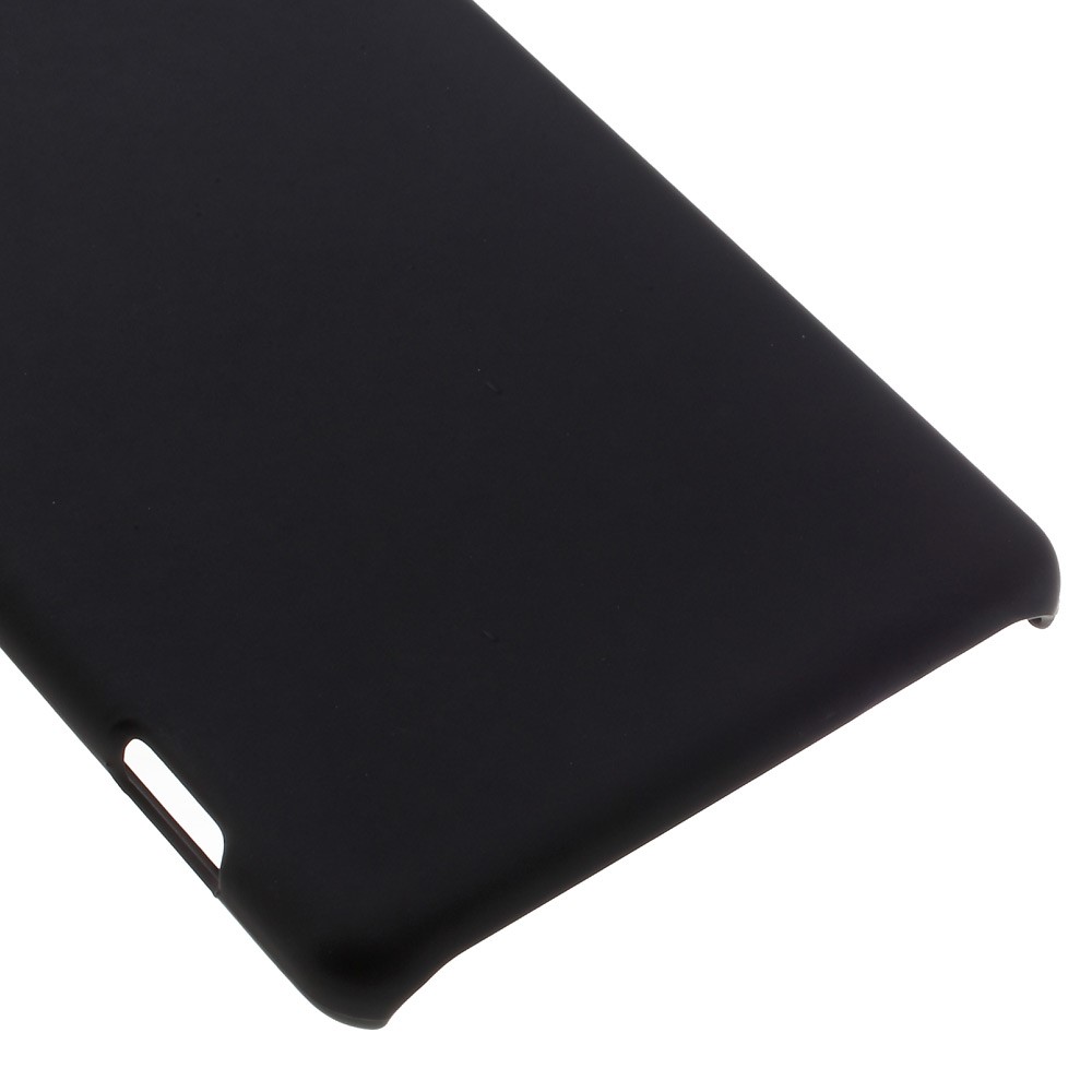 Case de Plástico Duro de Goma Para Sony Xperia XA / xa Dual - Negro