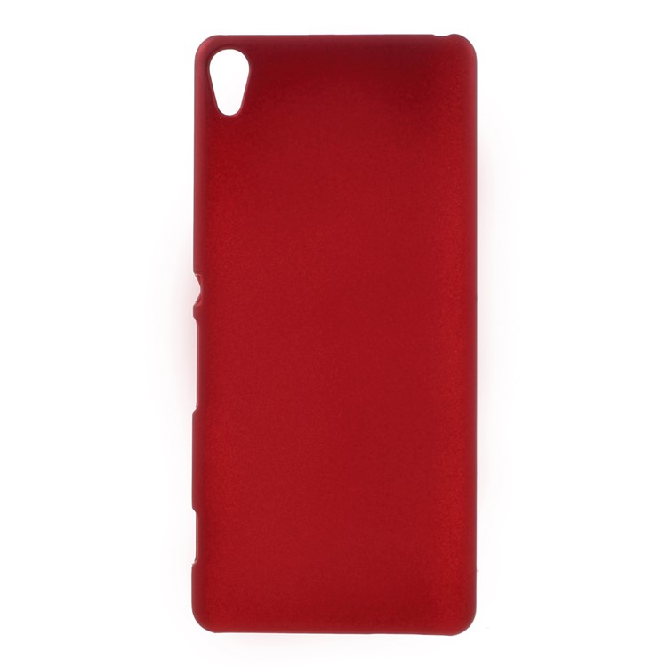 Rubberized Hard Cover Case for Sony Xperia XA / XA Dual - Red-1