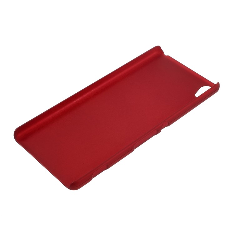 Rubberized Hard Cover Case for Sony Xperia XA / XA Dual - Red-3