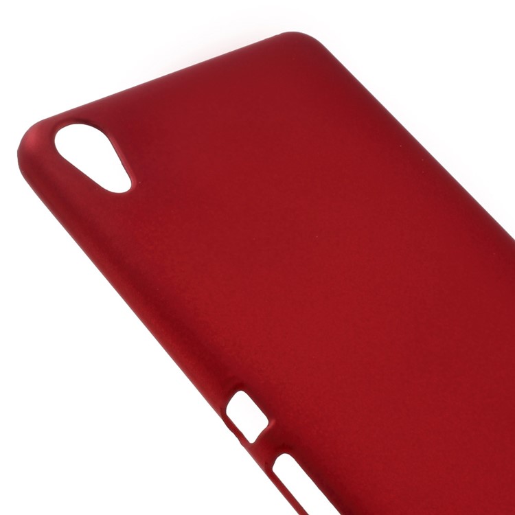 Rubberized Hard Cover Case for Sony Xperia XA / XA Dual - Red-4