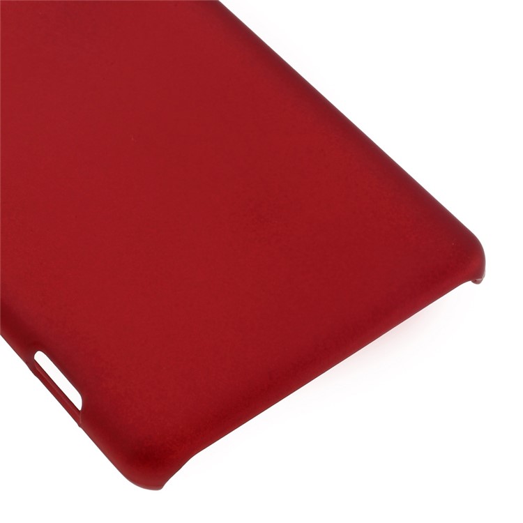 Rubberized Hard Cover Case for Sony Xperia XA / XA Dual - Red-5