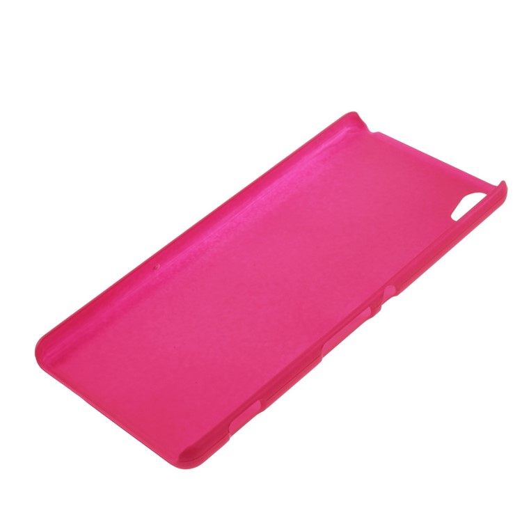 Rubberized Hard Back Case for Sony Xperia XA / XA Dual - Rose-3