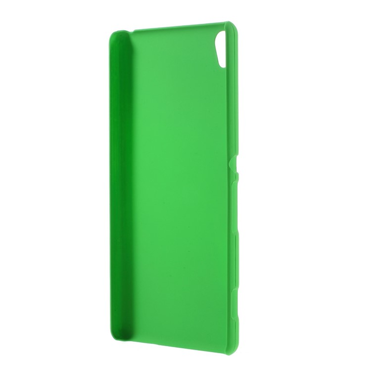 Rubberized Hard Case Cover for Sony Xperia XA / XA Dual - Green-2