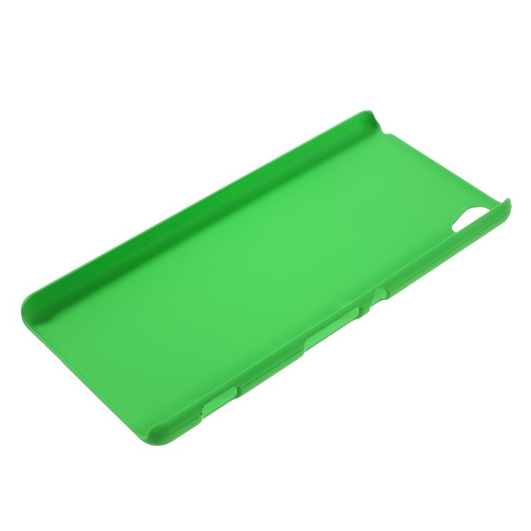 Rubberized Hard Case Cover for Sony Xperia XA / XA Dual - Green-3