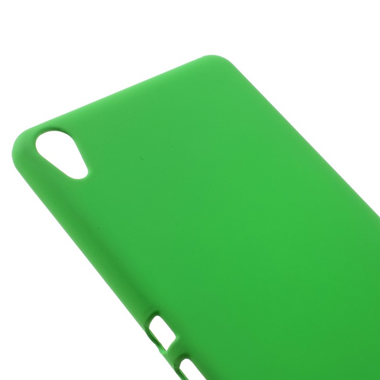 Rubberized Hard Case Cover for Sony Xperia XA / XA Dual - Green-4