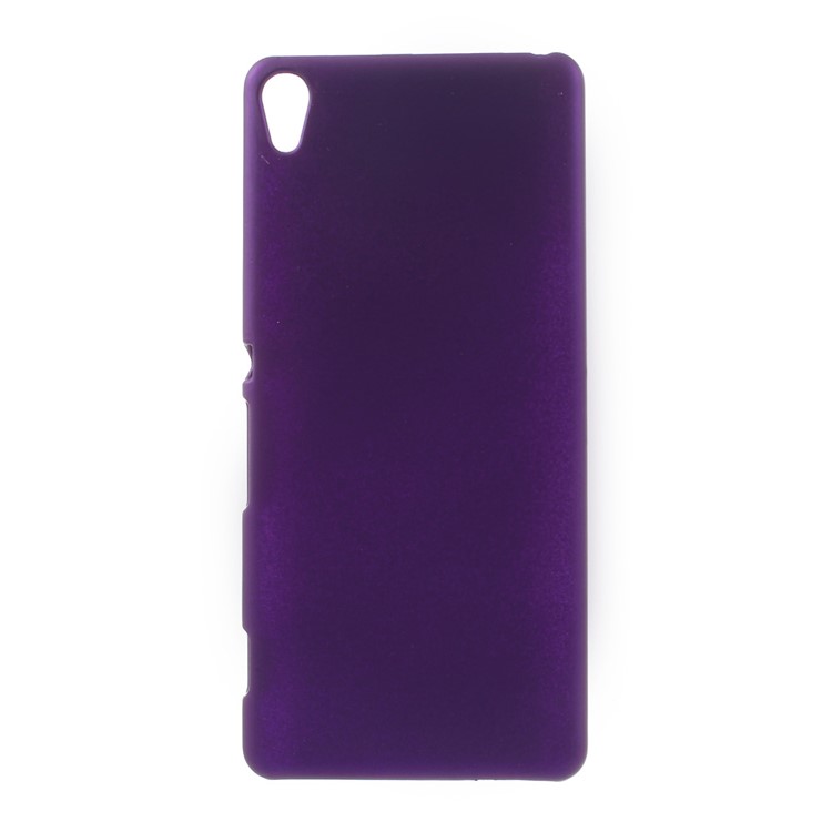 Rubberized Hard Cover Shell for Sony Xperia XA / XA Dual - Purple-1