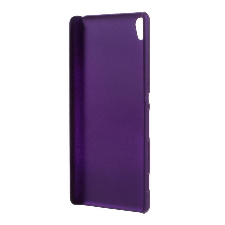 Rubberized Hard Cover Shell for Sony Xperia XA / XA Dual - Purple-2