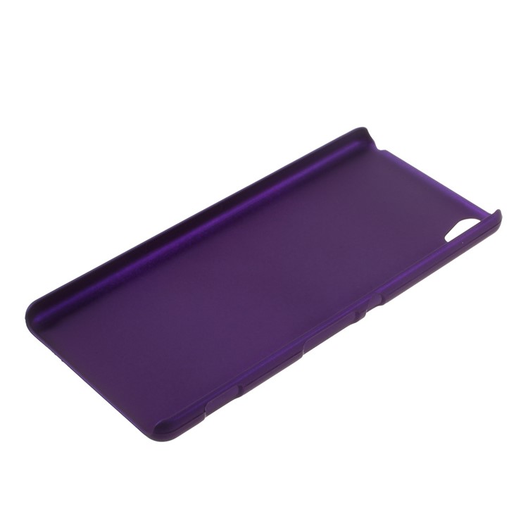 Rubberized Hard Cover Shell for Sony Xperia XA / XA Dual - Purple-3