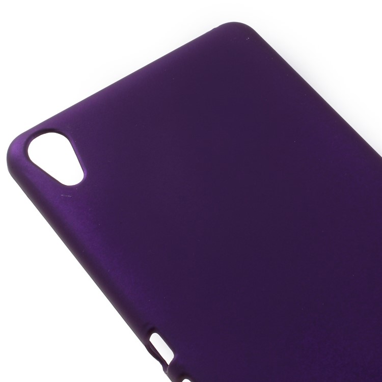 Rubberized Hard Cover Shell for Sony Xperia XA / XA Dual - Purple-4