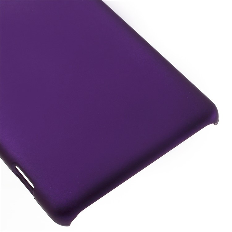 Rubberized Hard Cover Shell for Sony Xperia XA / XA Dual - Purple-5