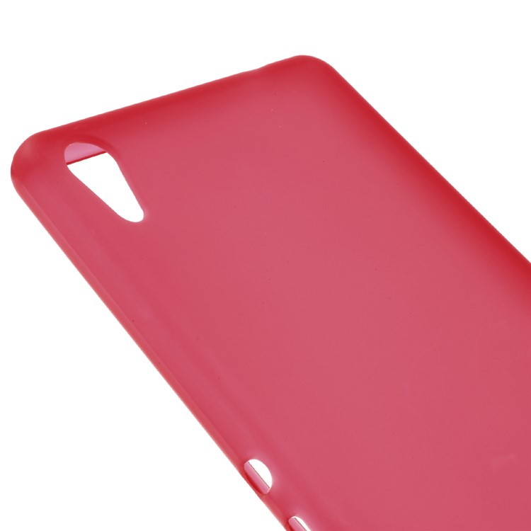 Double-sided Matte TPU Shell Case for Sony Xperia XA Ultra - Red-3