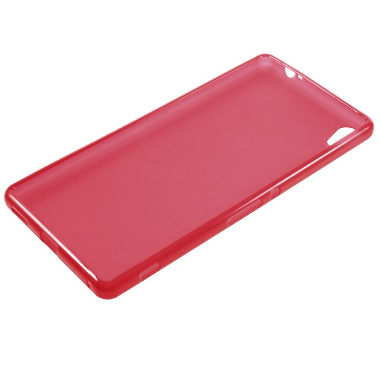 Double-sided Matte TPU Shell Case for Sony Xperia XA Ultra - Red-5