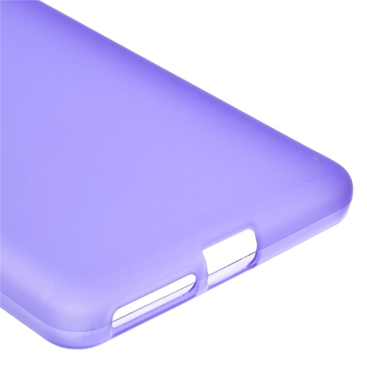 Frosted TPU Protective Case for Sony Xperia E5 - Purple-5