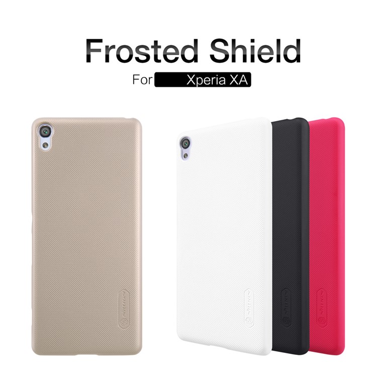 NILLKIN Super Frosted Shield Hard Phone Cover for Sony Xperia XA / XA Dual - Gold-7