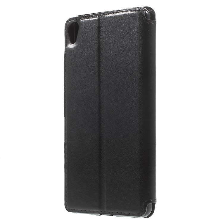 ROAR KOREA Noble Leather View Flip Case Cover for Sony Xperia XA / XA Dual - Black-2