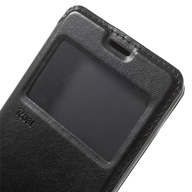ROAR KOREA Noble Leather View Flip Case Cover for Sony Xperia XA / XA Dual - Black-7