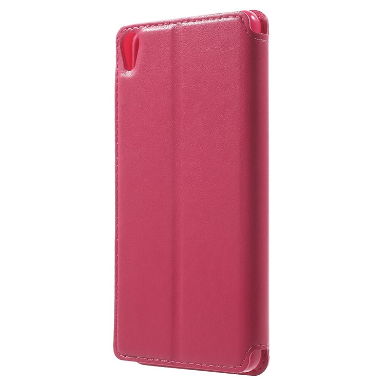 ROAR KOREA Noble Leather View Window Case for Sony Xperia XA / XA Dual - Rose-2