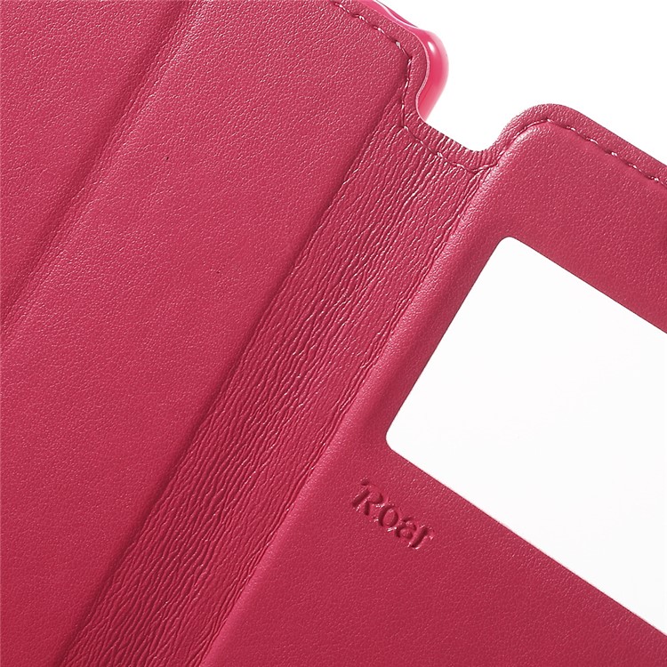 ROAR KOREA Noble Leather View Window Case for Sony Xperia XA / XA Dual - Rose-6