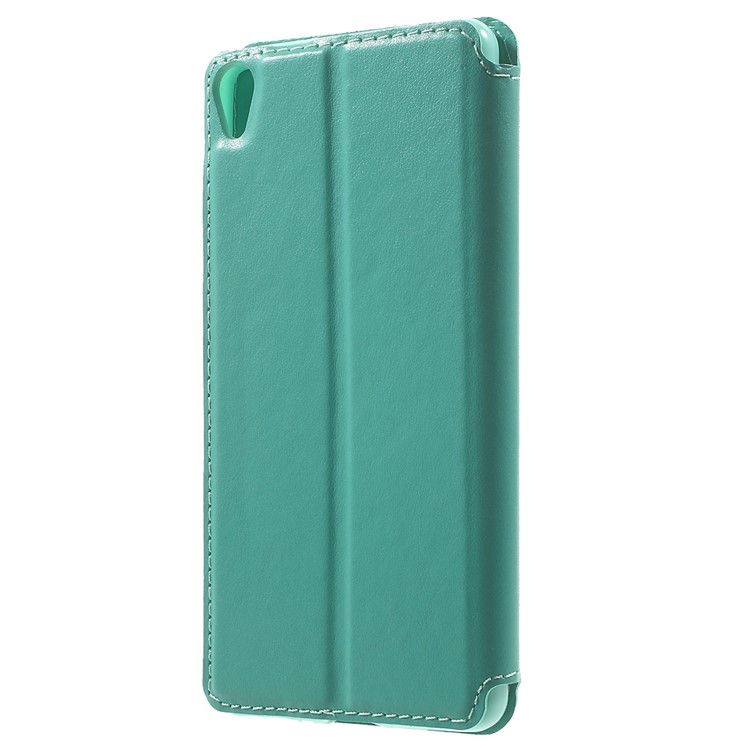 ROAR KOREA Noble Leather View Case Flip Cover for Sony Xperia XA / XA Dual - Cyan-2